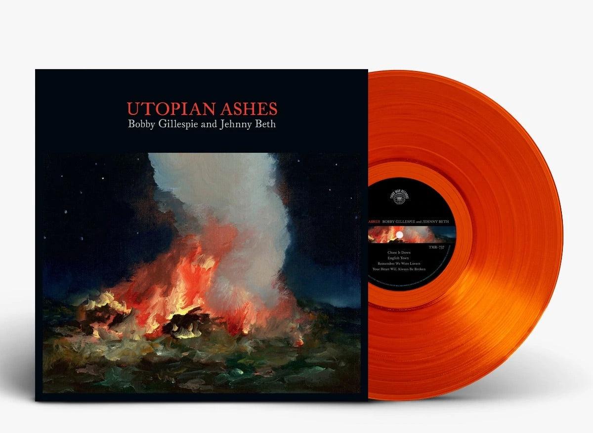 Bobby Gillespie & Jehnny Beth - Utopian Ashes (Limited Edition Colored Vinyl LP) | Alternative Rock Collaboration Album | Perfect for Vinyl Collectors & Music Enthusiasts