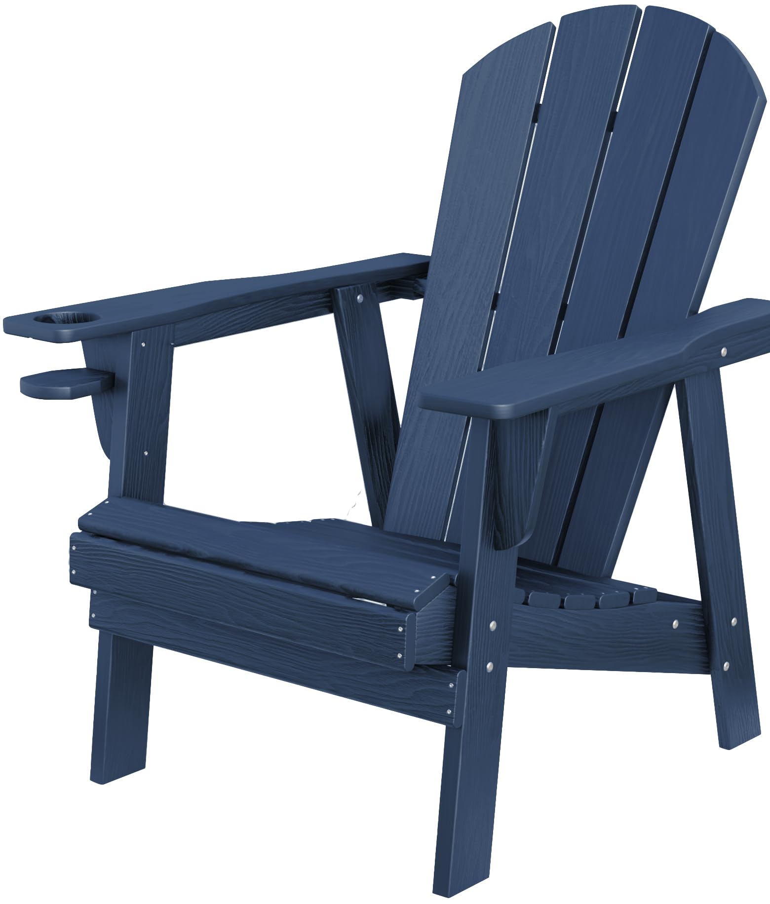 **Premium HDPE All-Weather Adirondack Chairs – Durable Outdoor Fire Pit Seating in Navy Blue – Perfect for Patio, Garden & Backyard Relaxation**