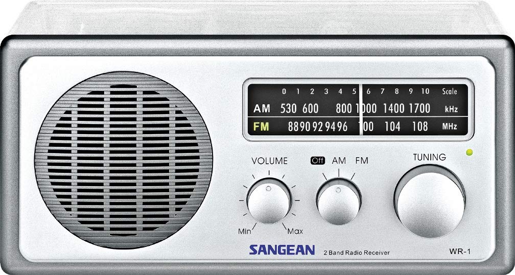 Sangean AM FM Portable Radio with Clear Reception - Perfect for Home, Office, Camping & Emergency Use