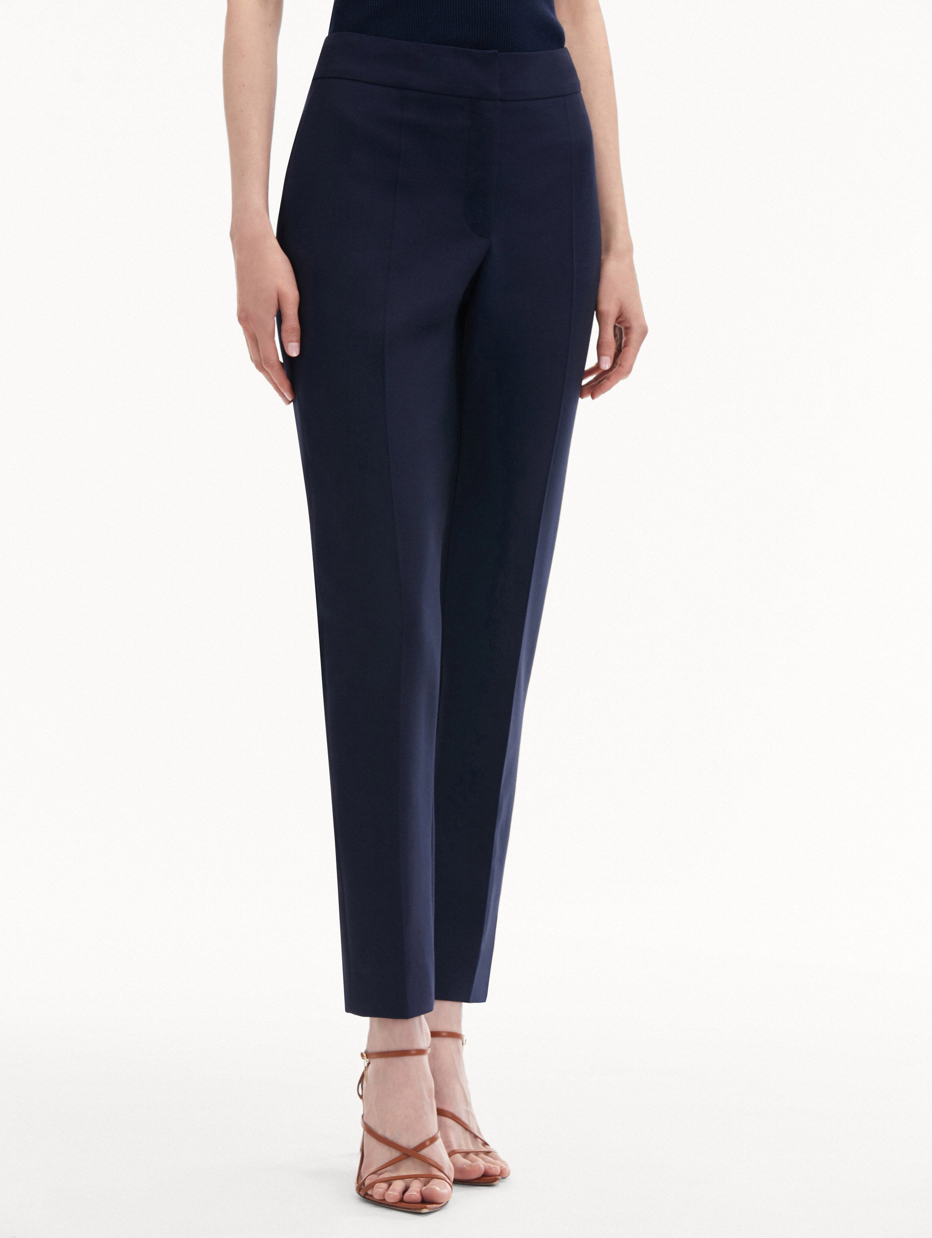 Slim Fit Zip Front Pants for Women - High Waisted Stretch Skinny Jeans | Office Wear, Casual Outfits & Night Out