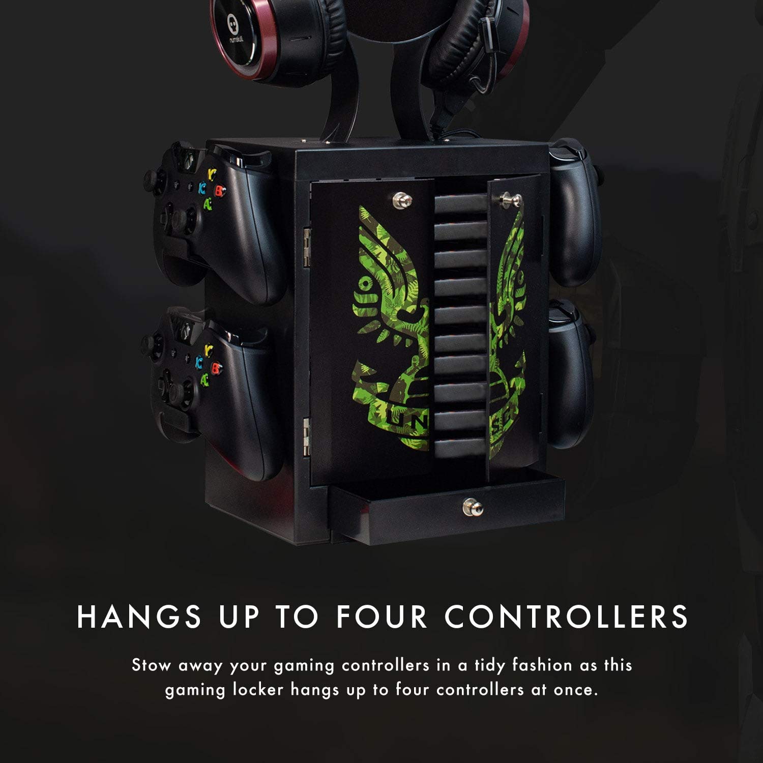 Official Halo Controller Stand by Numskull - Compatible with PS4, Xbox One & Nintendo Switch - Licensed 343 Industries Gaming Gear - Perfect for Display & Organizing Game Controllers