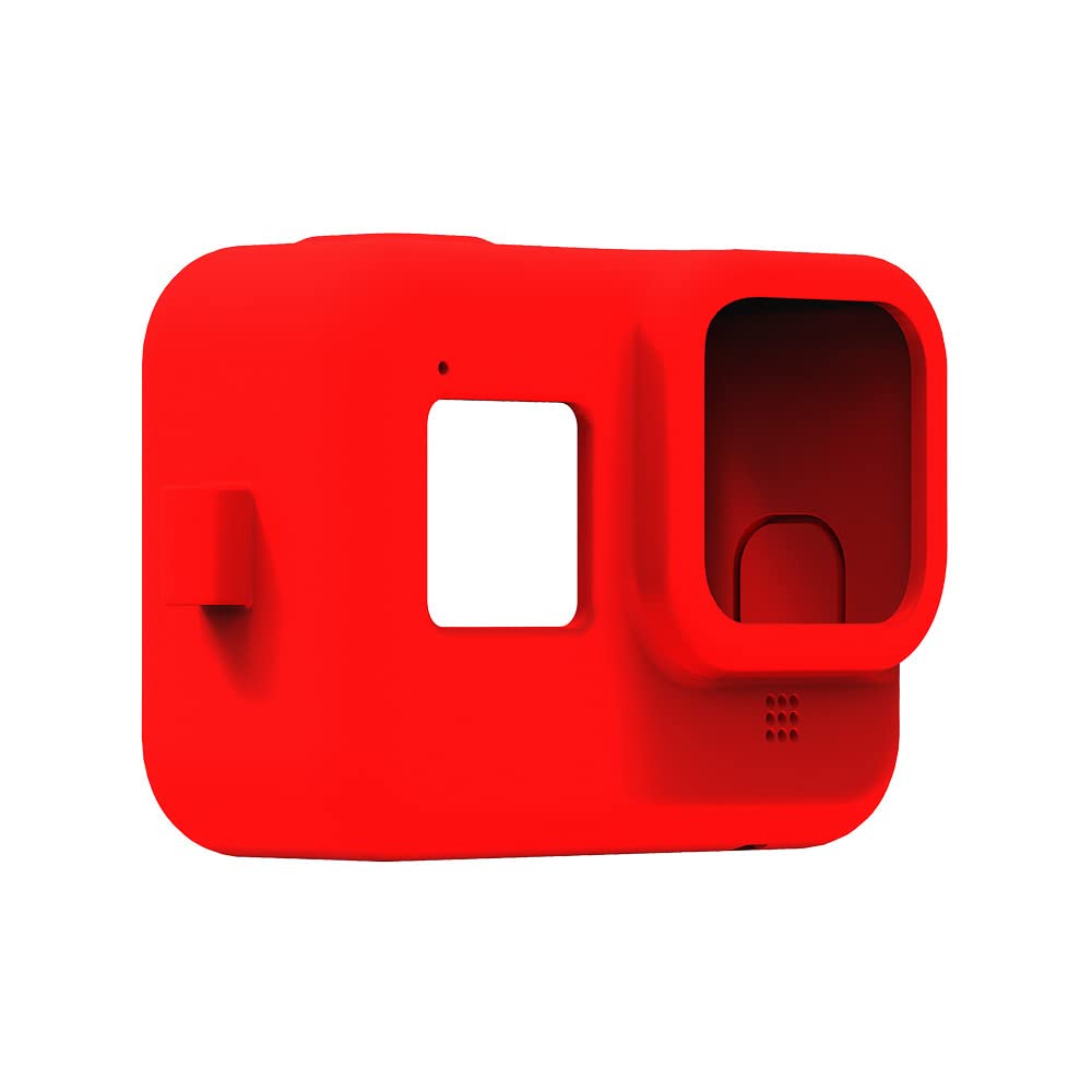 **GoPro 8 Silicone Protective Case - Durable Cover for GoPro Hero 8 Camera - Shockproof & Waterproof Accessories for Adventure, Travel & Vlogging (White, GP483)**