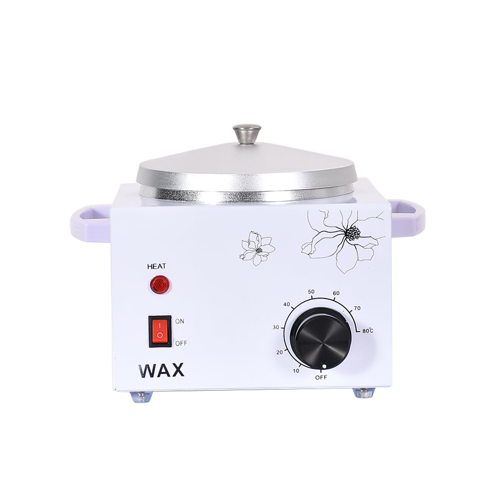 Electric Waxing Machine - 600ml Portable Non-Stick Wax Warmer with Rotary Temperature Control for Wax Beans, Blocks & Soft Wax | Perfect for Home Spa, Salon & DIY Beauty Treatments