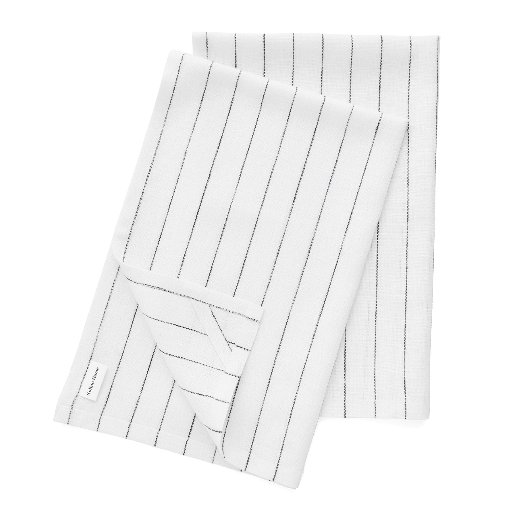 Premium Pinstripe Kitchen Towels Set of 2 - Absorbent Cotton Dish Towels for Drying Dishes & Cleaning - Perfect for Modern Kitchens & Housewarming Gifts
