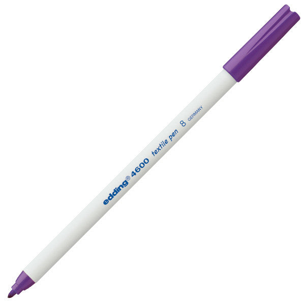 edding 4600 Bullet Tip Fabric Marker Pen - Permanent Textile Marker for Clothing, Shoes & DIY Crafts - Ideal for Fabric Painting, Custom T-Shirts & Home Decor Projects