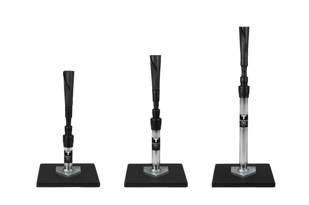 Tanner Tee - The Original Baseball Batting Tee for Training & Practice | Perfect for Youth, High School & College Players | Improve Hitting Skills at Home, Field, or Cage