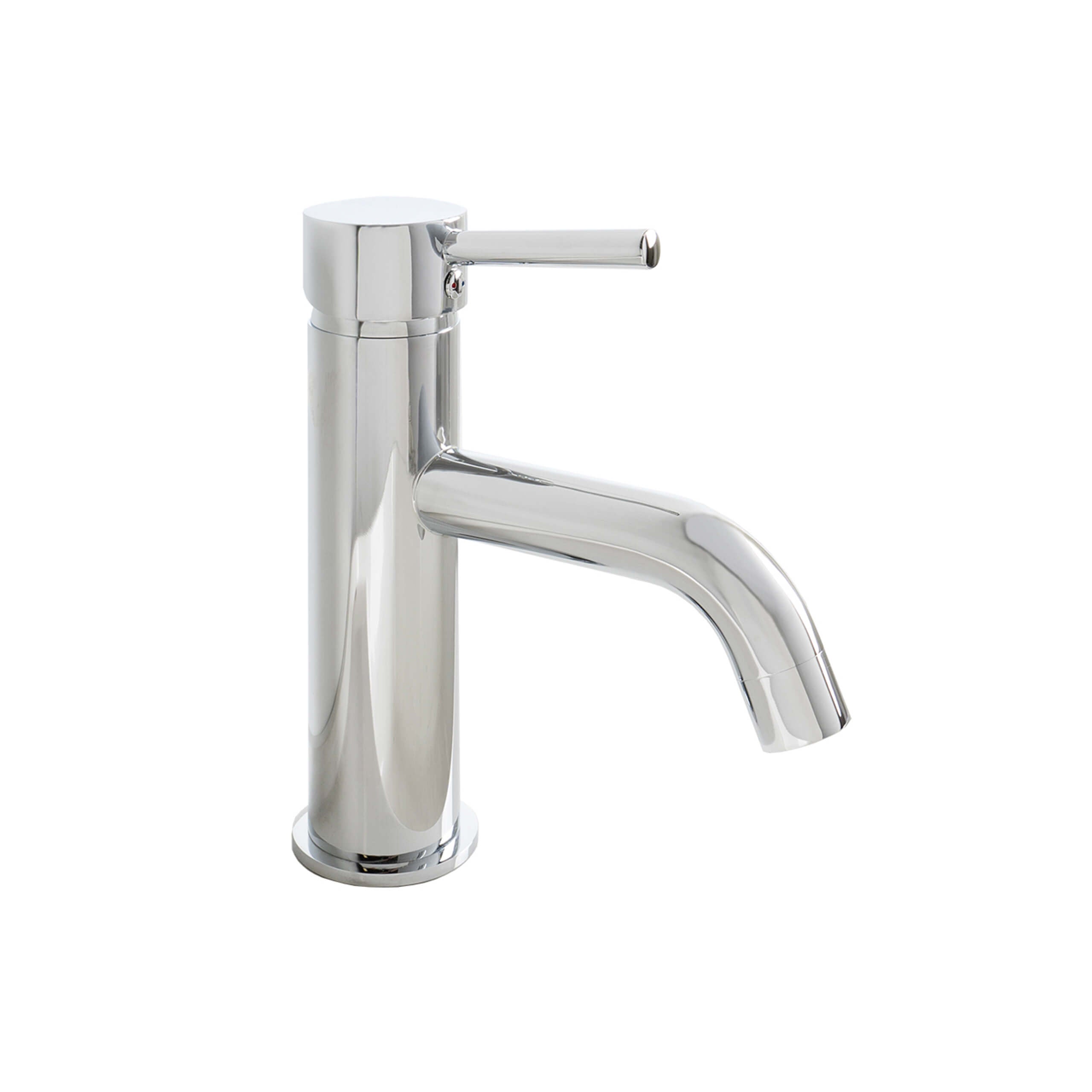 ADP Bloom Basin Mixer Chrome - Modern Bathroom Faucet with Single Handle for Sink, Vanity & Powder Room - Perfect for Home, Hotel & Office Renovation