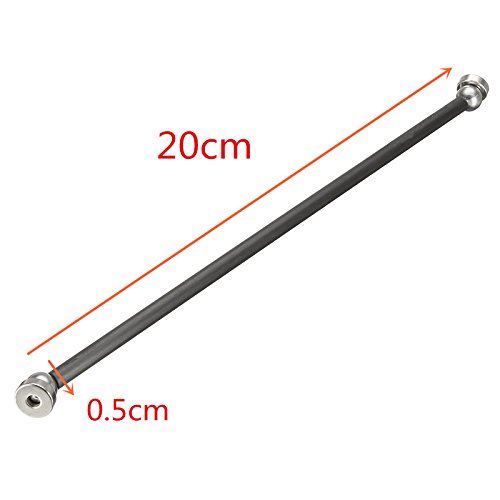 200MM 4x6MM Diagonal Push Rod L200 with Magnetic Ball Joint & Steel Ball - Premium 3D Printer Accessories for Smooth Printing | Perfect for Ender 3, CR-10 & DIY 3D Printing Projects