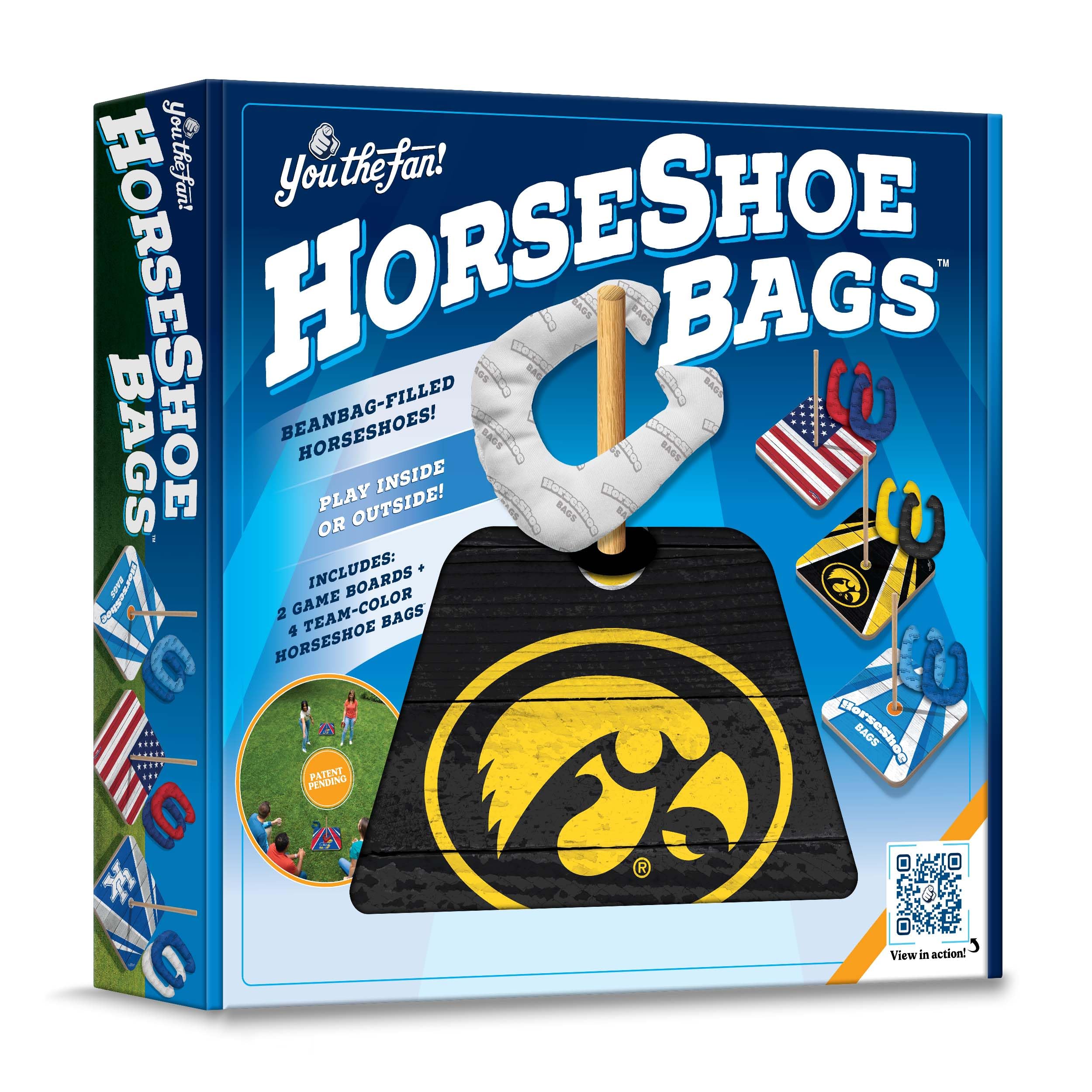 YouTheFan NCAA Iowa Hawkeyes Horseshoe Shaped Crossbody Bag - Perfect for Game Day, Tailgating & Hawkeyes Fan Events