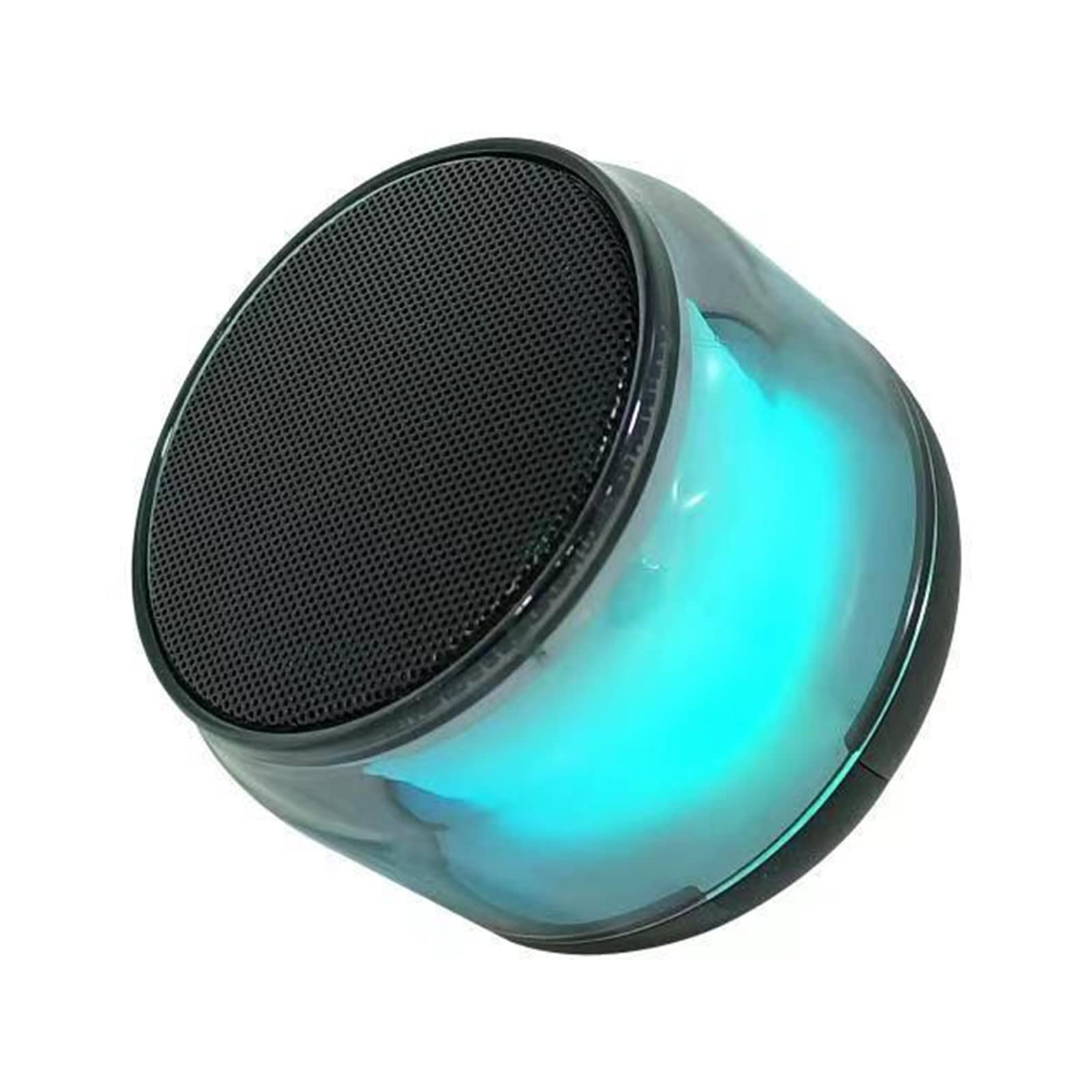Bluetooth 5.0 Mini Speaker with Colorful LED Lights - Portable Outdoor Wireless Speaker with Lanyard, 360° Surround Sound & Powerful Bass | Perfect for Halloween Parties, Baby Showers & Home Decor (Model 837)