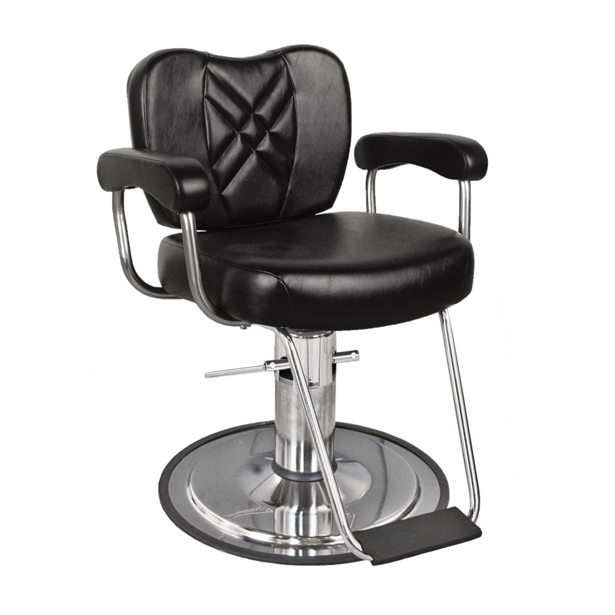 Professional Metro Barber Chair for Salon & Home Use - Heavy Duty Hydraulic Adjustable Styling Chair for Haircuts & Shaving - Perfect for Barbershops, Salons & Home Grooming