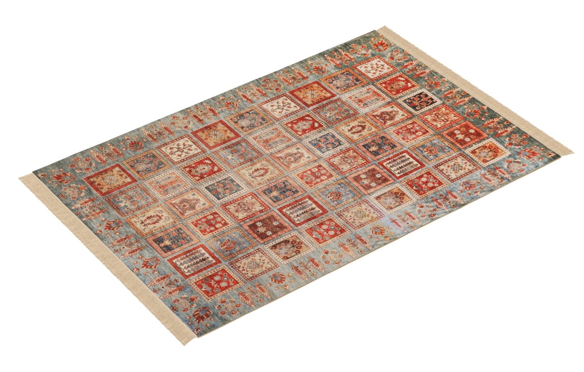 Premium Handmade Kazak Rug 9.10x6.10ft - Authentic Turkish Wool Carpet for Living Room, Bedroom & Home Decor