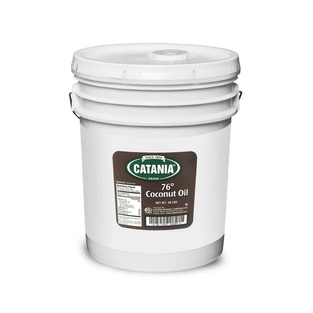 Organic Virgin Coconut Oil 76°F - Cold Pressed, Unrefined, Kosher & NGP Certified - 50 lb Bulk for Cooking, Baking & Skincare