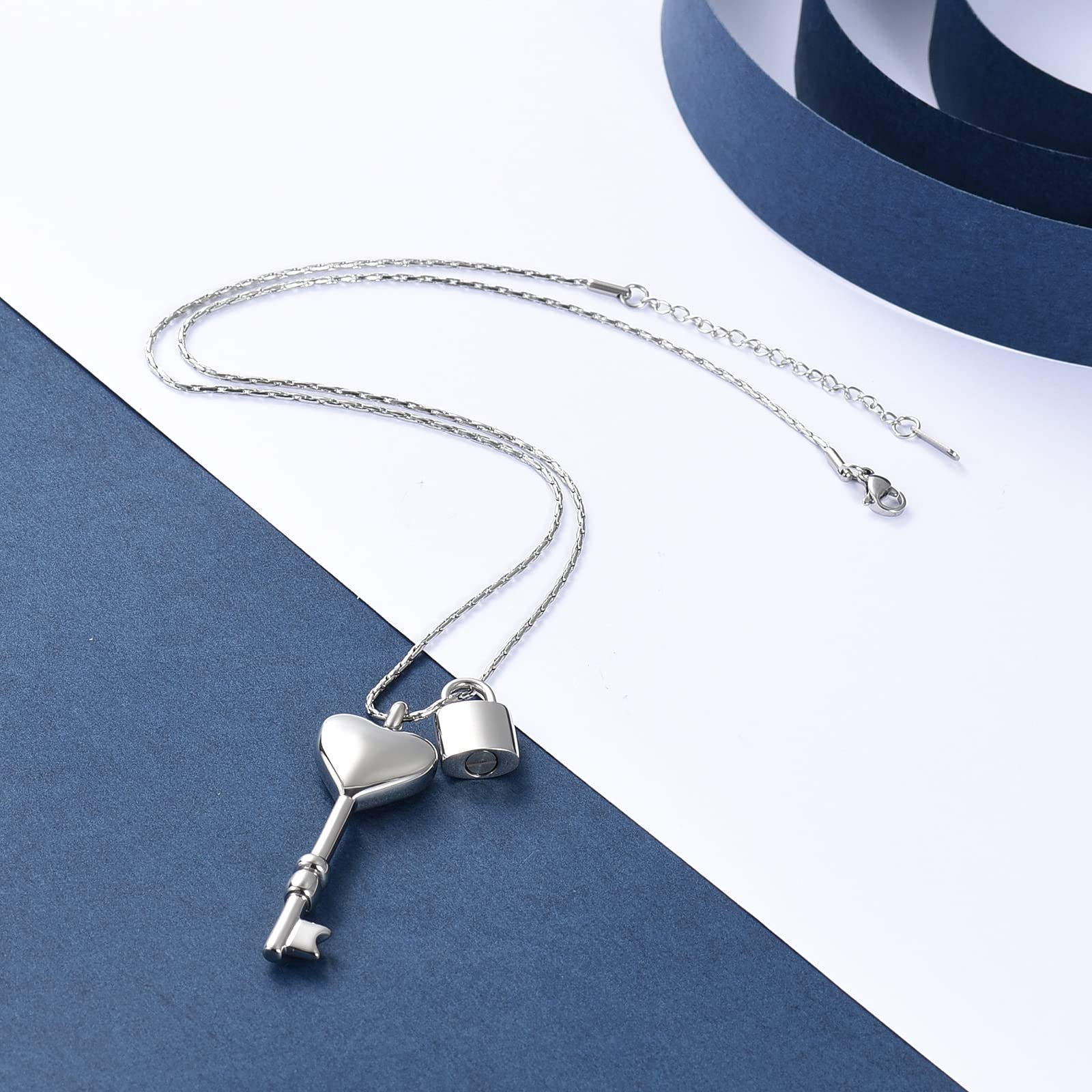 Cremation Jewelry Heart Pendant for Ashes - Memorial Keepsake for Loved Ones & Pets