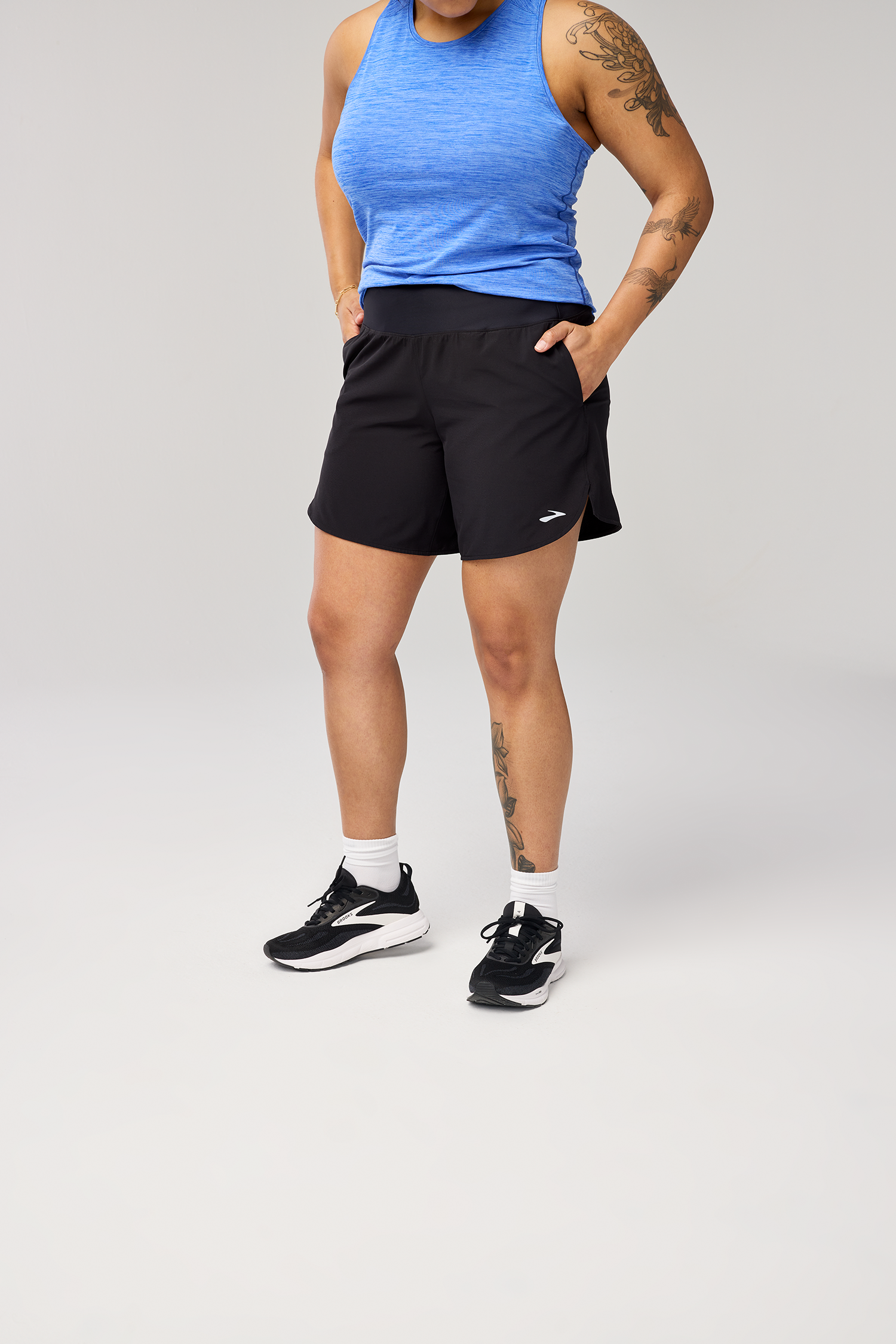 Women's Chaser 7 Short 2.0 Running Shorts - Black - Lightweight & Breathable for Workouts, Yoga, and Gym