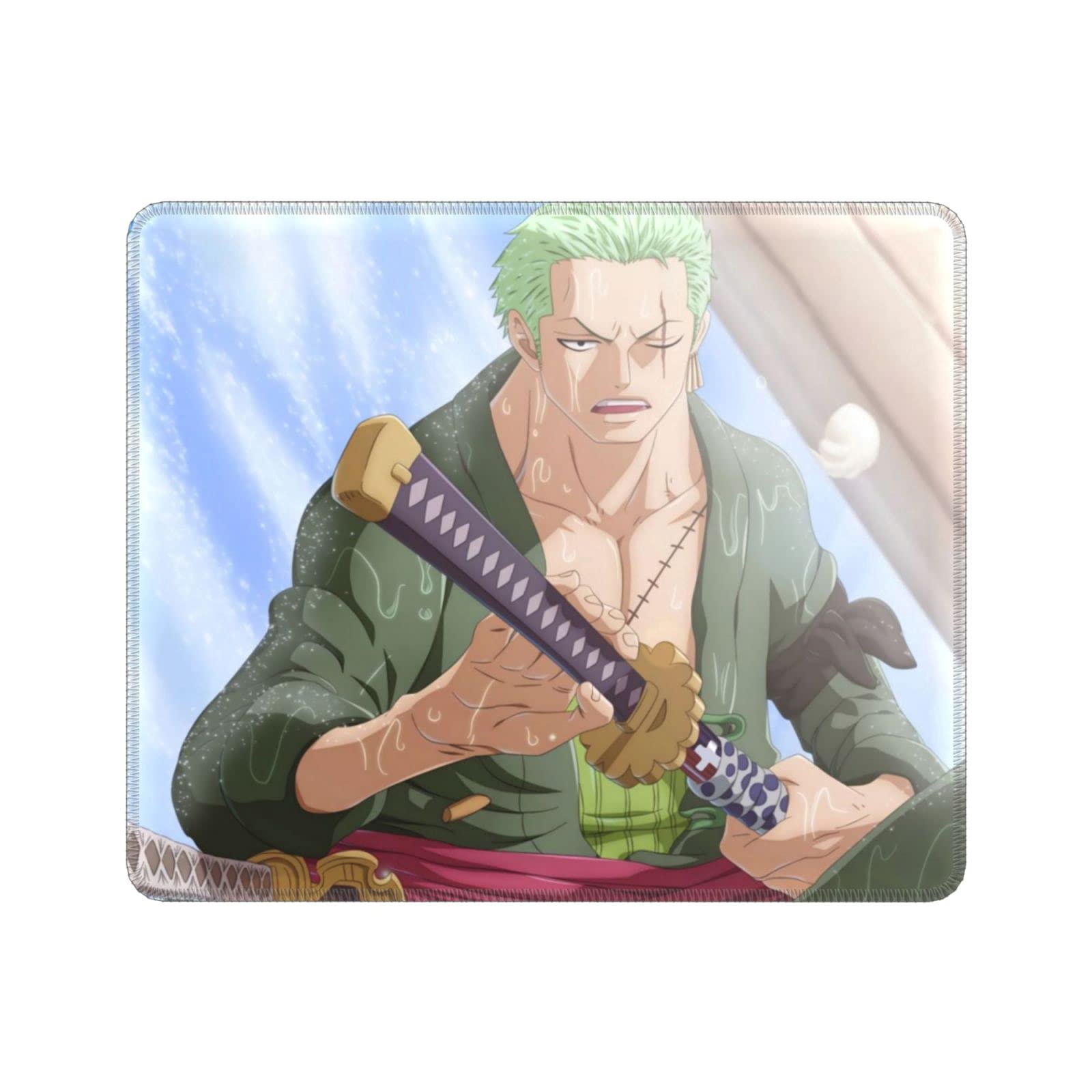 Anime Gaming Mouse Pad - Ultra Thick 3mm Custom Design with Stitched Edges - Non-Slip Computer Mouse Mat for Home & Office (8.3x10.3 Inch) - Perfect for PC Gaming, Work & Study