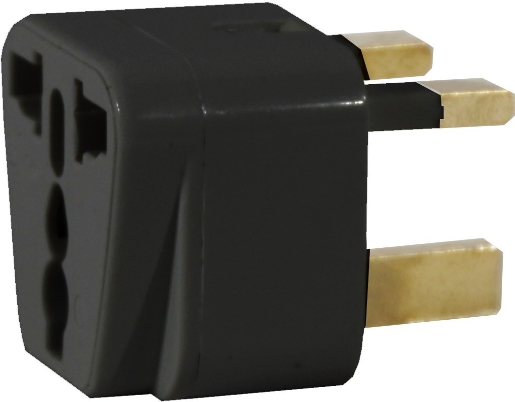 US to UK Travel Adapter - Universal Type G Power Plug Converter for USA to London/United Kingdom (Pack of 1) | Perfect for Laptops, Phones & Essential Electronics While Traveling in Europe