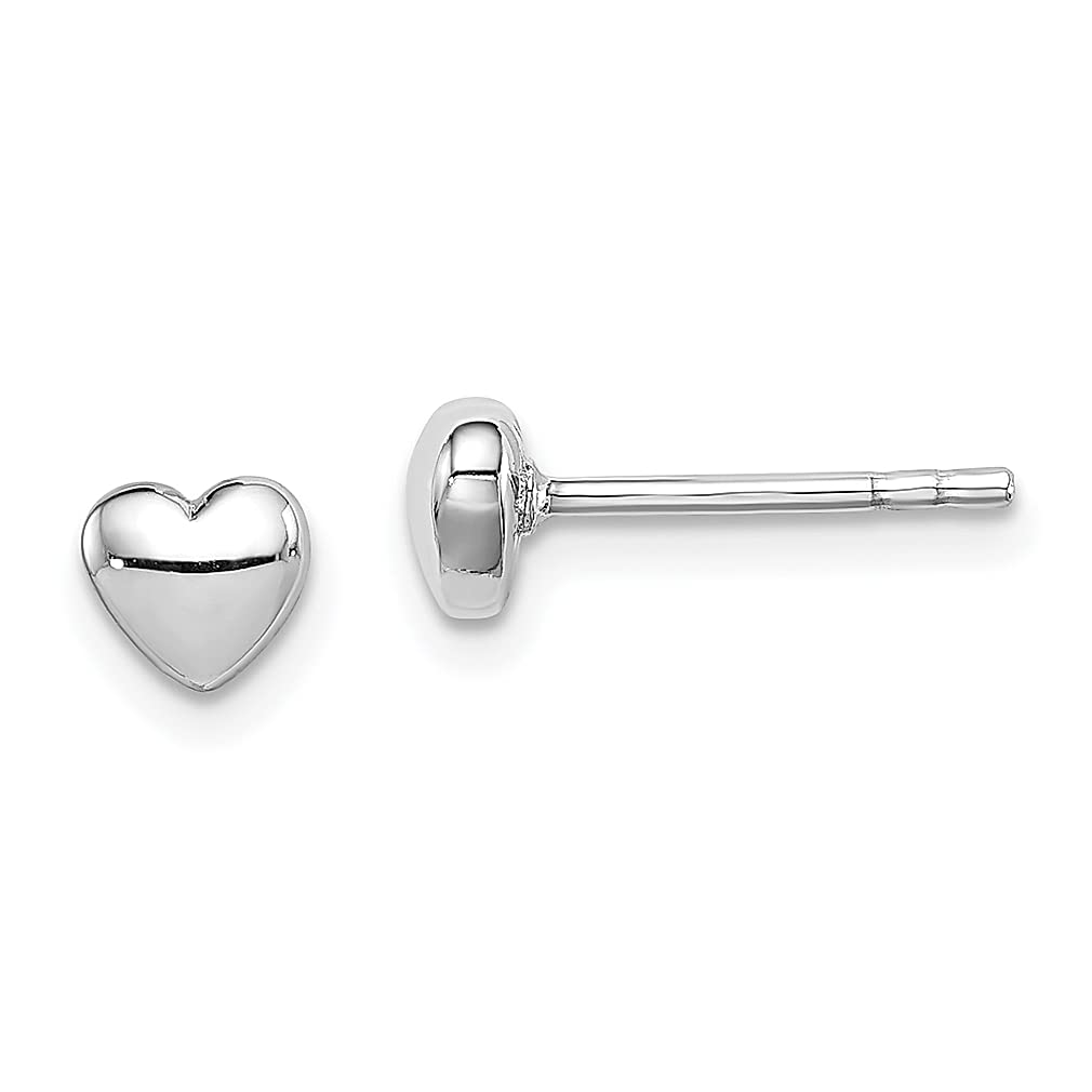 925 Sterling Silver Heart Post Stud Earrings for Women - Hypoallergenic Love Jewelry Gift Set for Her - Perfect for Valentine's Day, Anniversary, Birthday & Everyday Wear
