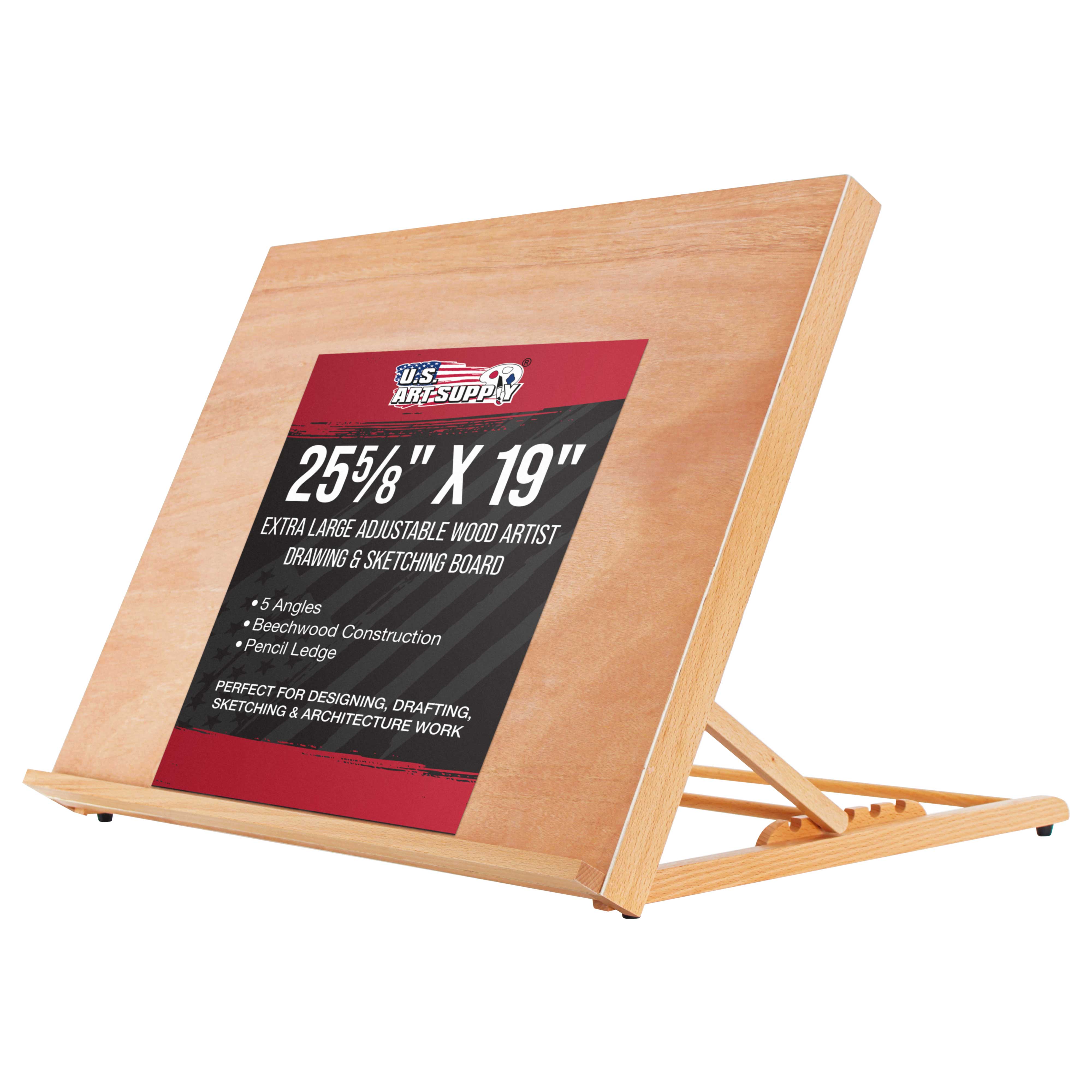 Adjustable Wooden Drawing Board - 25 5/8