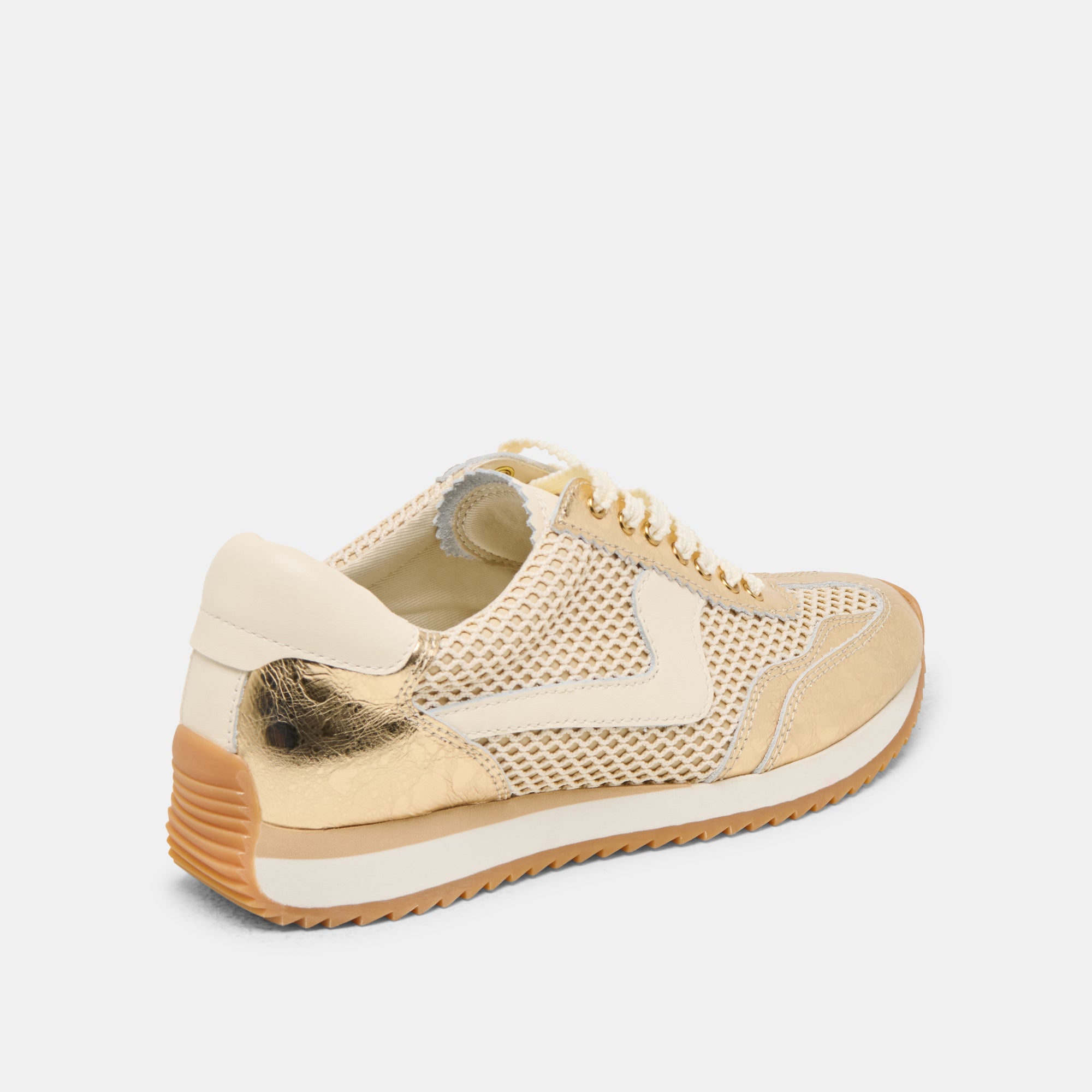 B.NTCD Gold Woven Mesh Sneakers - Breathable Lightweight Running Shoes for Men & Women | Perfect for Gym, Workout, Jogging and Casual Wear