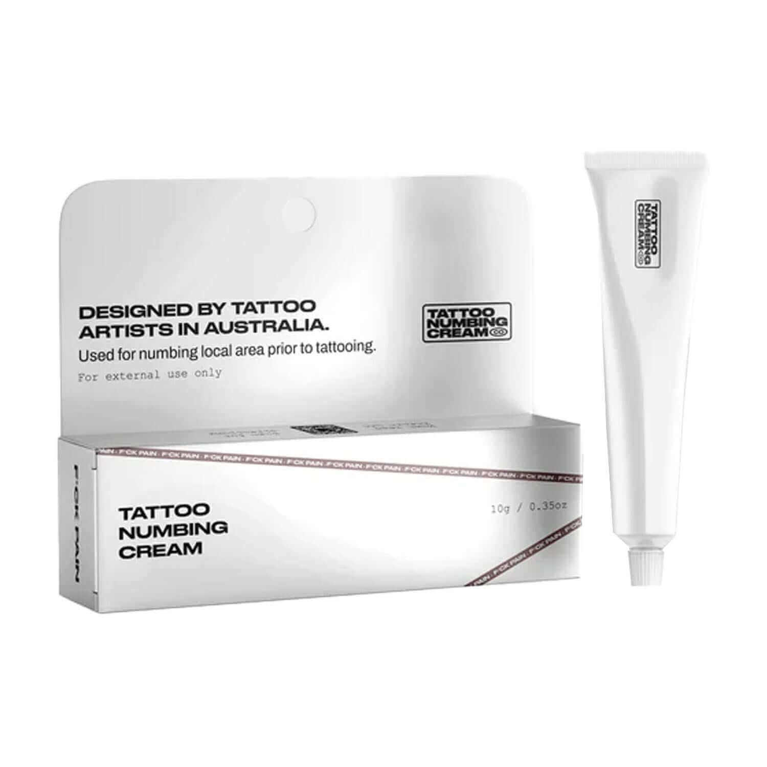 Tattoo Numbing Cream - 2 Pack Fast-Acting Topical Anesthetic for Pain Relief | Pre & Post Tattoo Care | Professional & Home Use