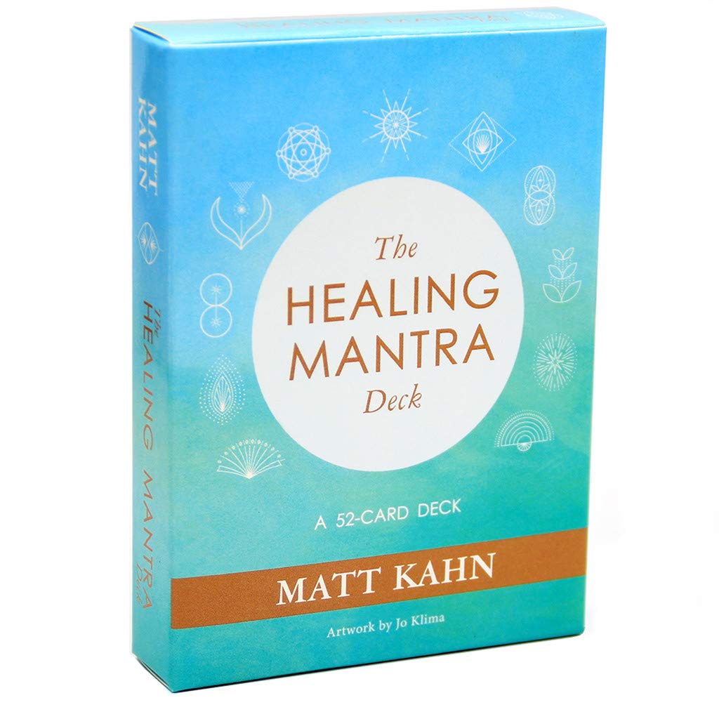 Huluda Healing Mantra Tarot Deck - 52 Oracle Cards for Mystical Divination in English | Perfect for Spiritual Guidance, Meditation & Self-Discovery