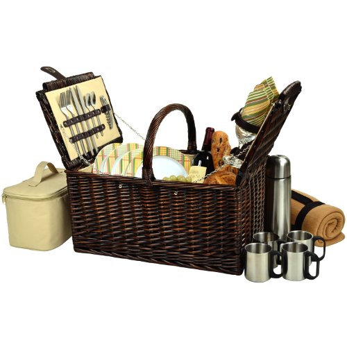 Brown Wicker-hamptons Plates/Napkins