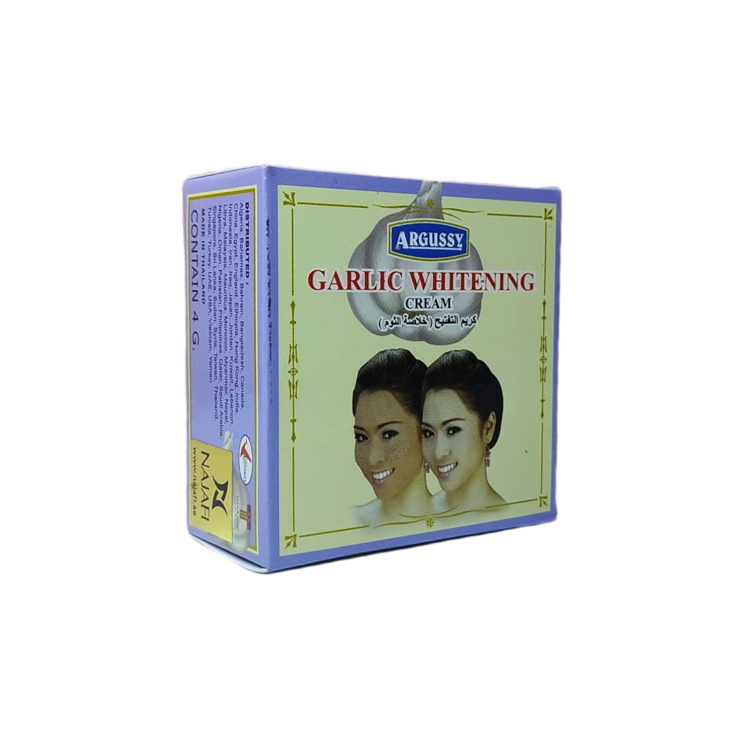 Argussy Garlic Whitening Cream for Pigmentation - Brightening Face Treatment for Dark Spots & Uneven Skin Tone | Perfect for Daily Skincare Routine & Nighttime Use
