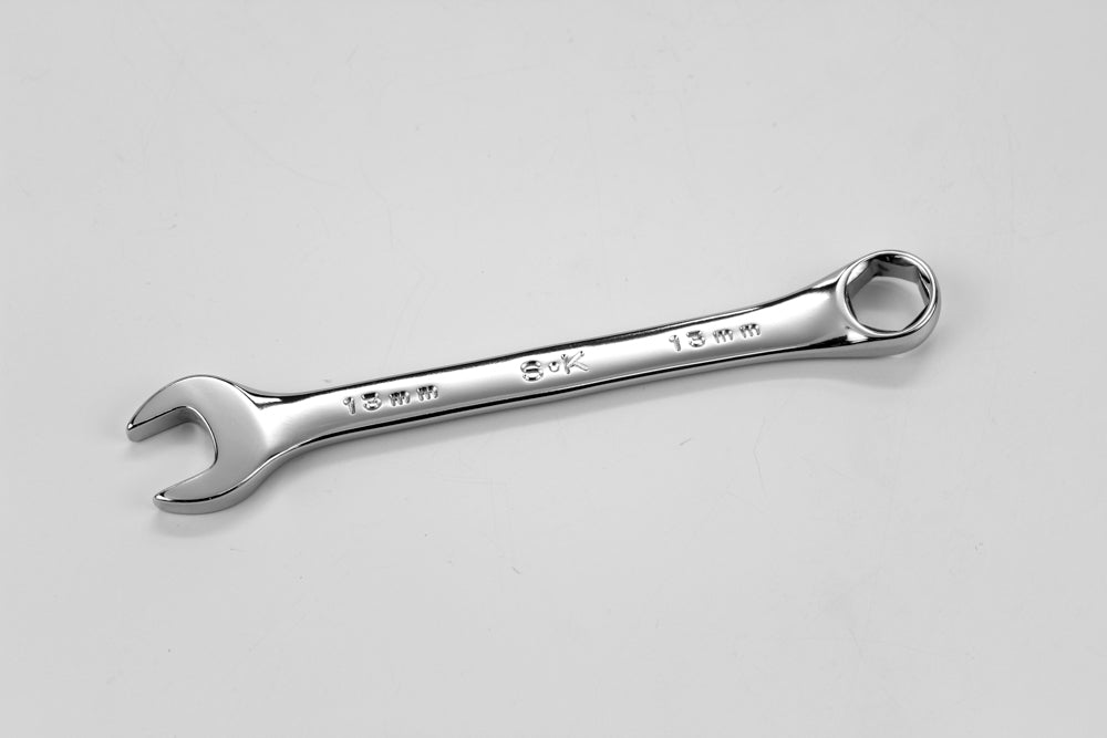 13mm 6-Point Metric Combination Chrome Wrench - Professional Grade Tool for Automotive Repair, Plumbing & DIY Projects