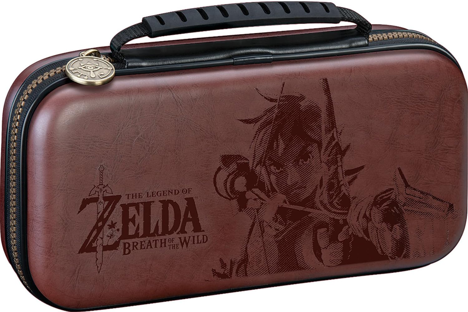 Nintendo Switch Lite Game Traveler Deluxe Travel Case - The Legend of Zelda Edition, Brown Protective Cover for Nintendo Switch Lite | Portable Gaming Accessory for Travel, Commute & Outdoor Use
