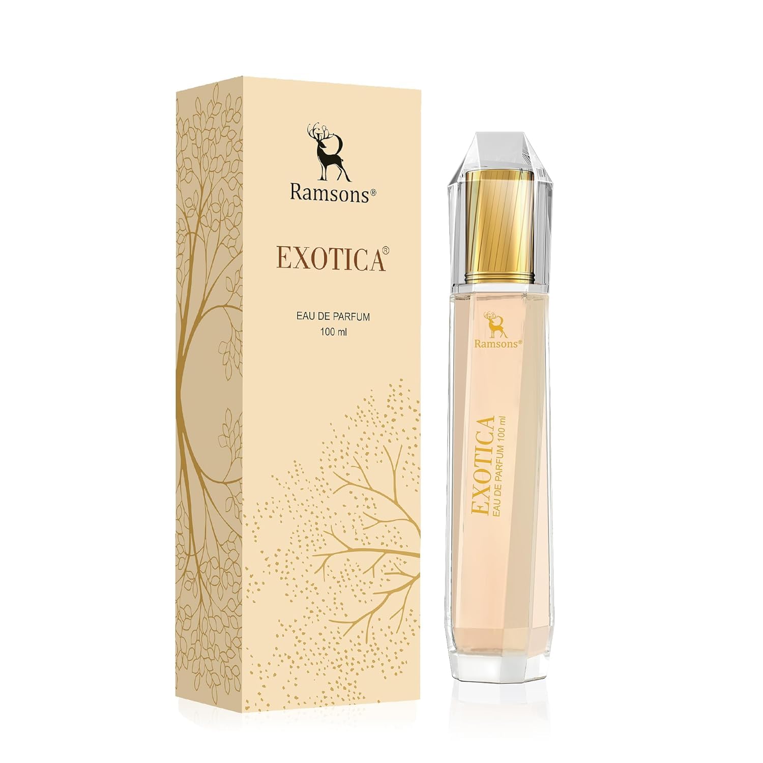 Ramsons EXOTICA Eau De Parfum for Women - 100ml Floral Fruity Perfume with Plum, Honey & Vanilla Notes | Long Lasting Premium Fragrance | Perfect for Date Nights, Office Wear & Special Occasions