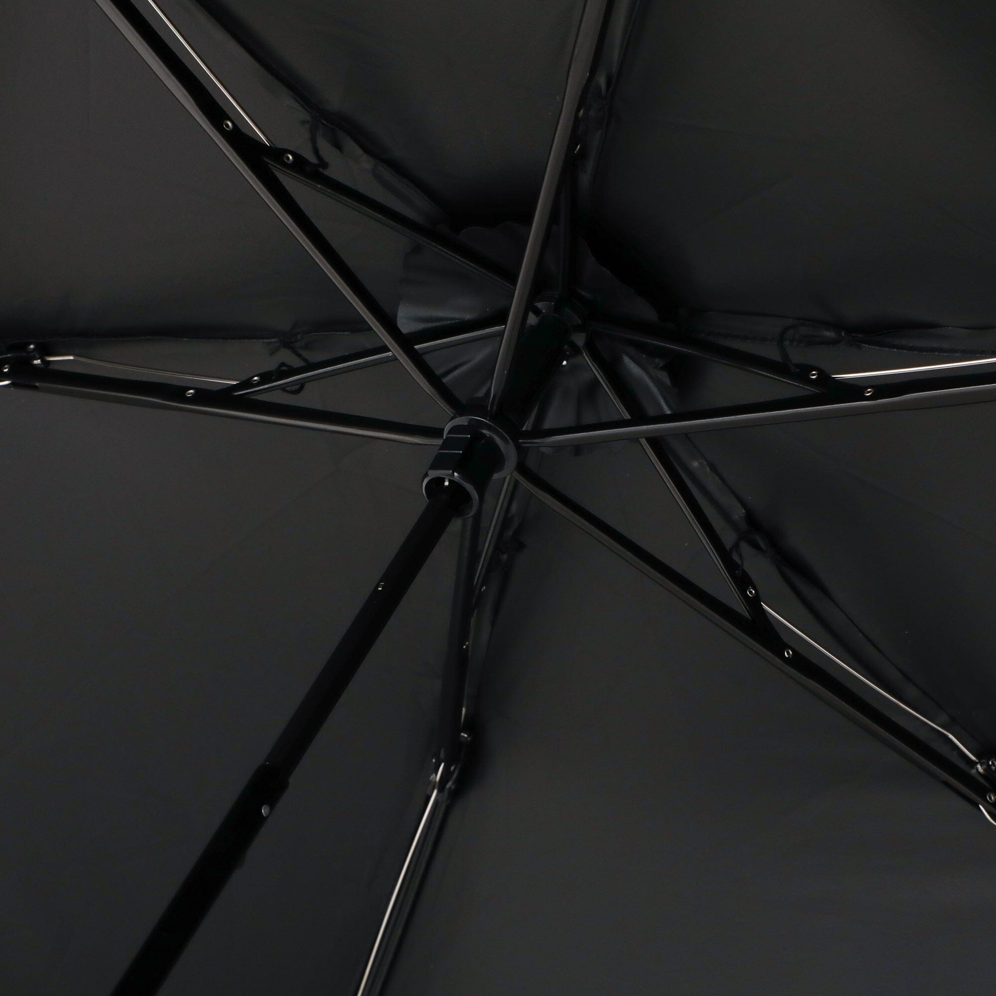 Blackout Birdcage Wide Scallop Folding Umbrella - UV Protection Sun Shade Parasol for Women, Perfect for Beach, Garden, and Outdoor Events