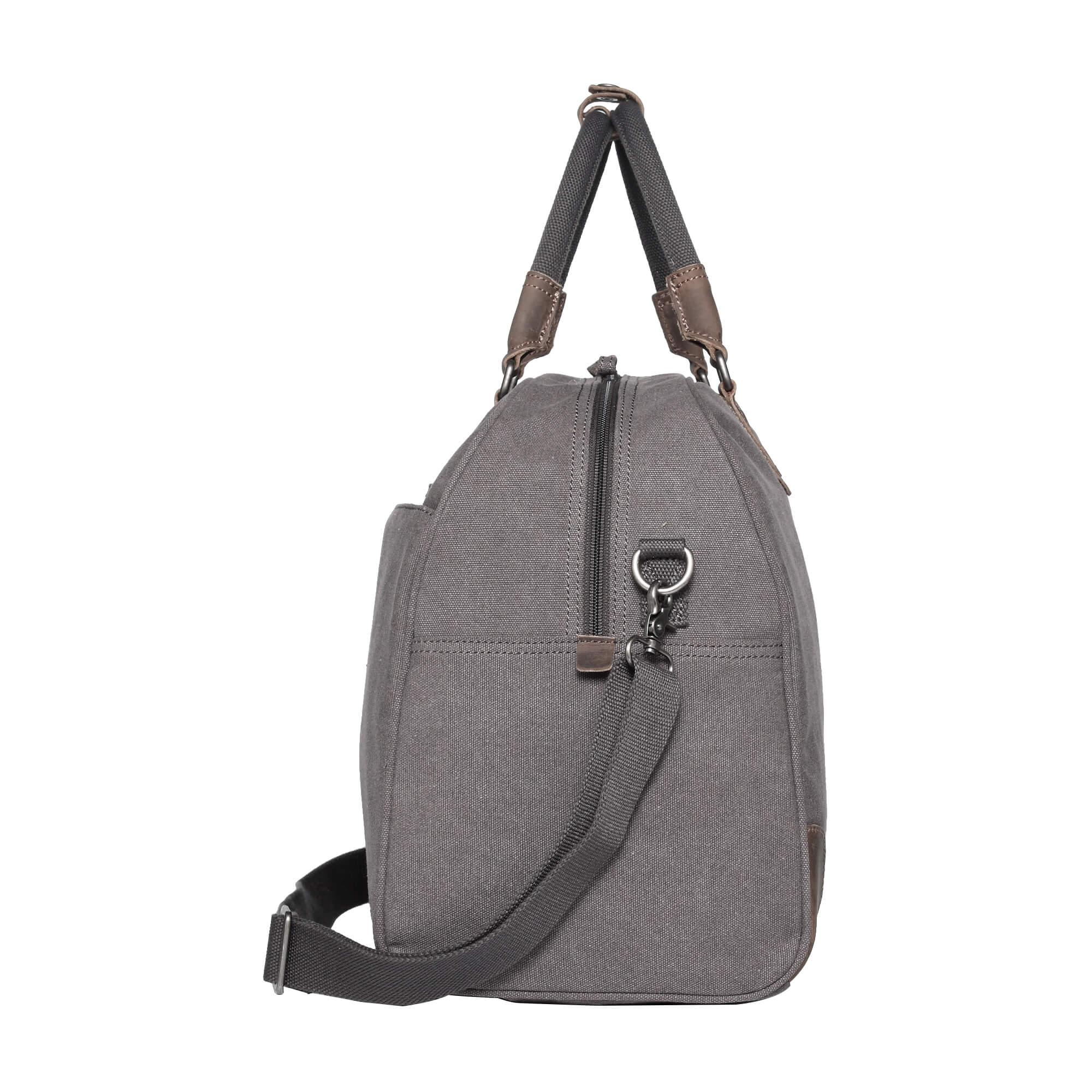 TRP0263 Troop London Classic Canvas Holdall - Large Duffle Bag for Travel, Gym & Weekend Getaways | Water-Resistant Carryall with Spacious Storage | Perfect for Men & Women