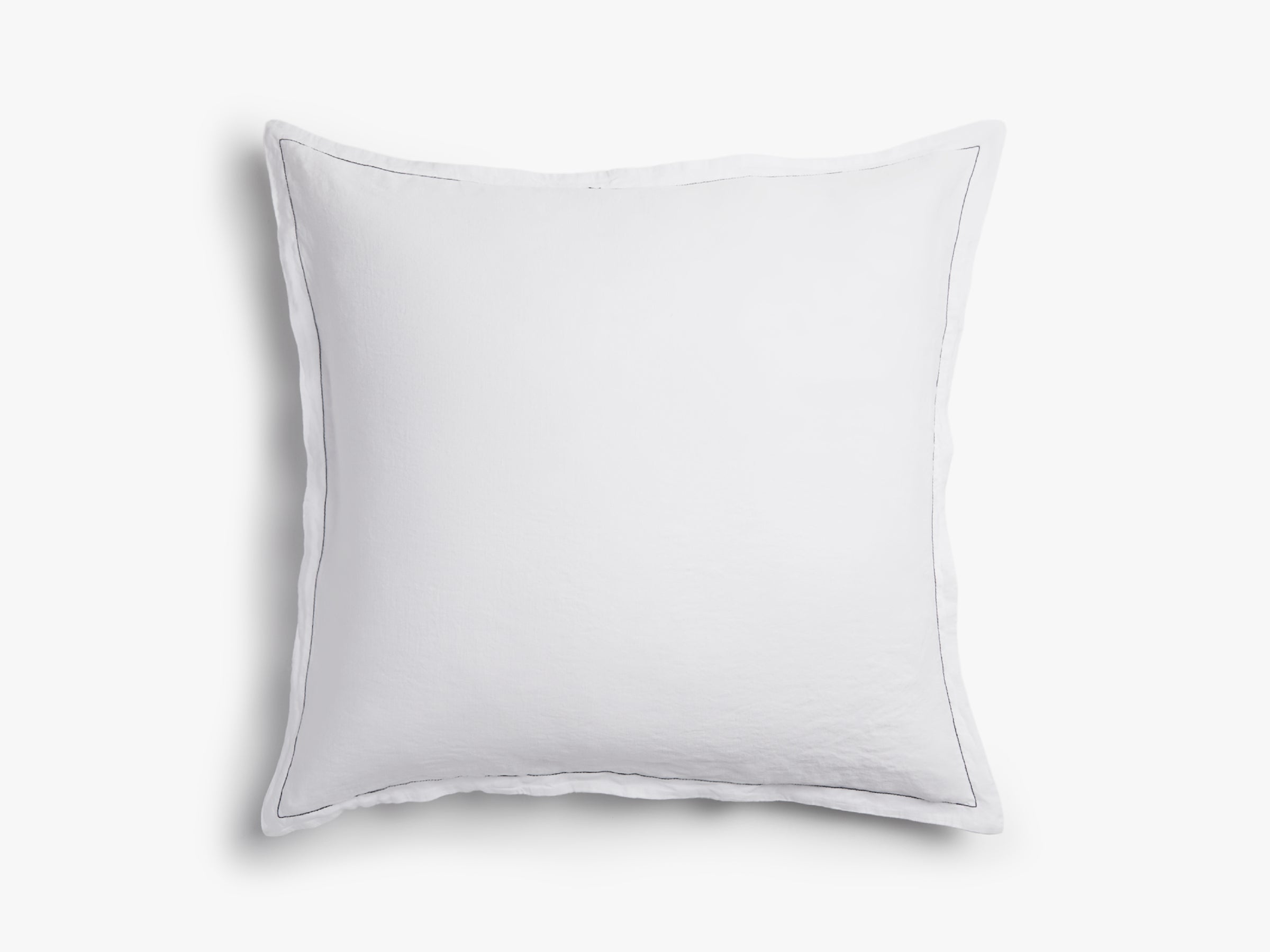Premium Heirloom TENCEL™ Linen Euro Sham Pillowcase - Soft & Breathable White Bedding - Perfect for Master Bedroom, Guest Room & Luxury Hotel Decor