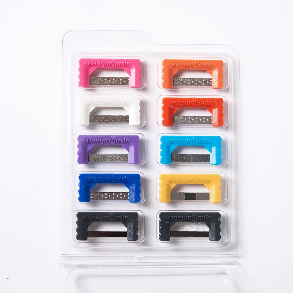 **Dental IPR Strips - 10PCS Orthodontic Polishing Strips for Interproximal Reduction & Teeth Sanding | IPR Plus Kit for Braces & Teeth Alignment | Perfect for Dentists & Orthodontic Treatments**