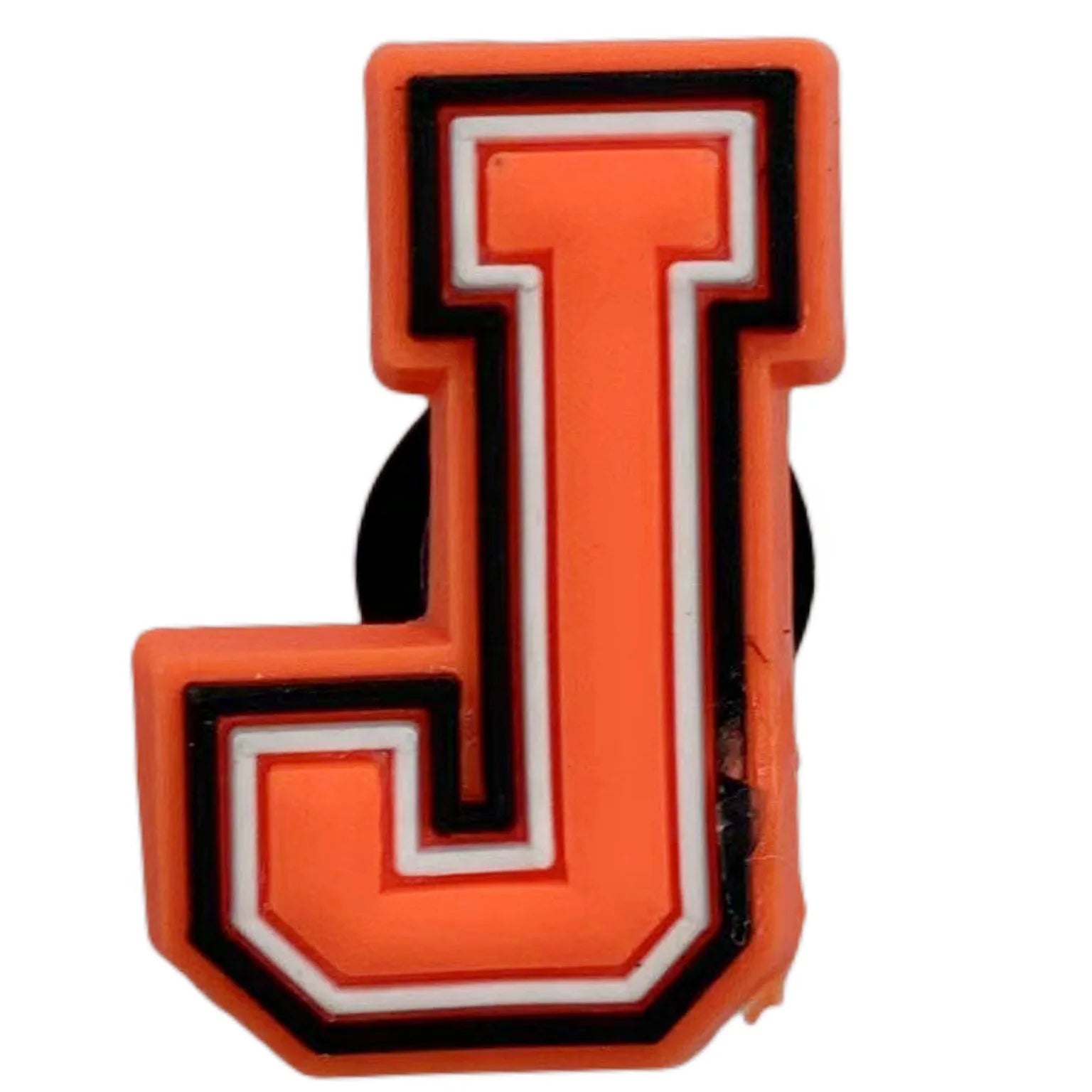 Orange Letter Shoe Charms for Crocs - Fun Decorative Pins for Women, Men & Kids - Perfect for Sandals, Clogs, Jeans & Shoes - Great for DIY Fashion & Gifts