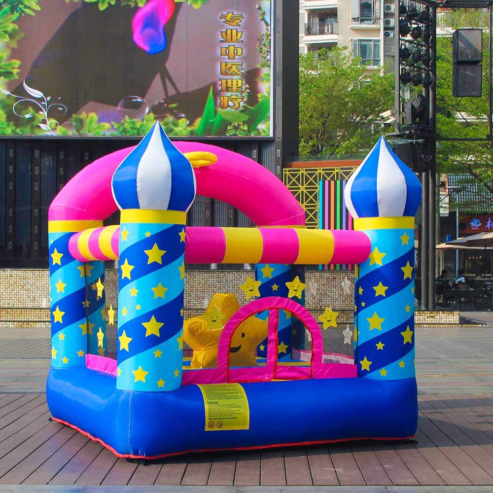 Doctor Dolphin Inflatable Bounce House for Kids - Toddler Play Center with Air Blower Pump - Perfect for Birthday Parties, Backyard Playdates & Indoor Entertainment