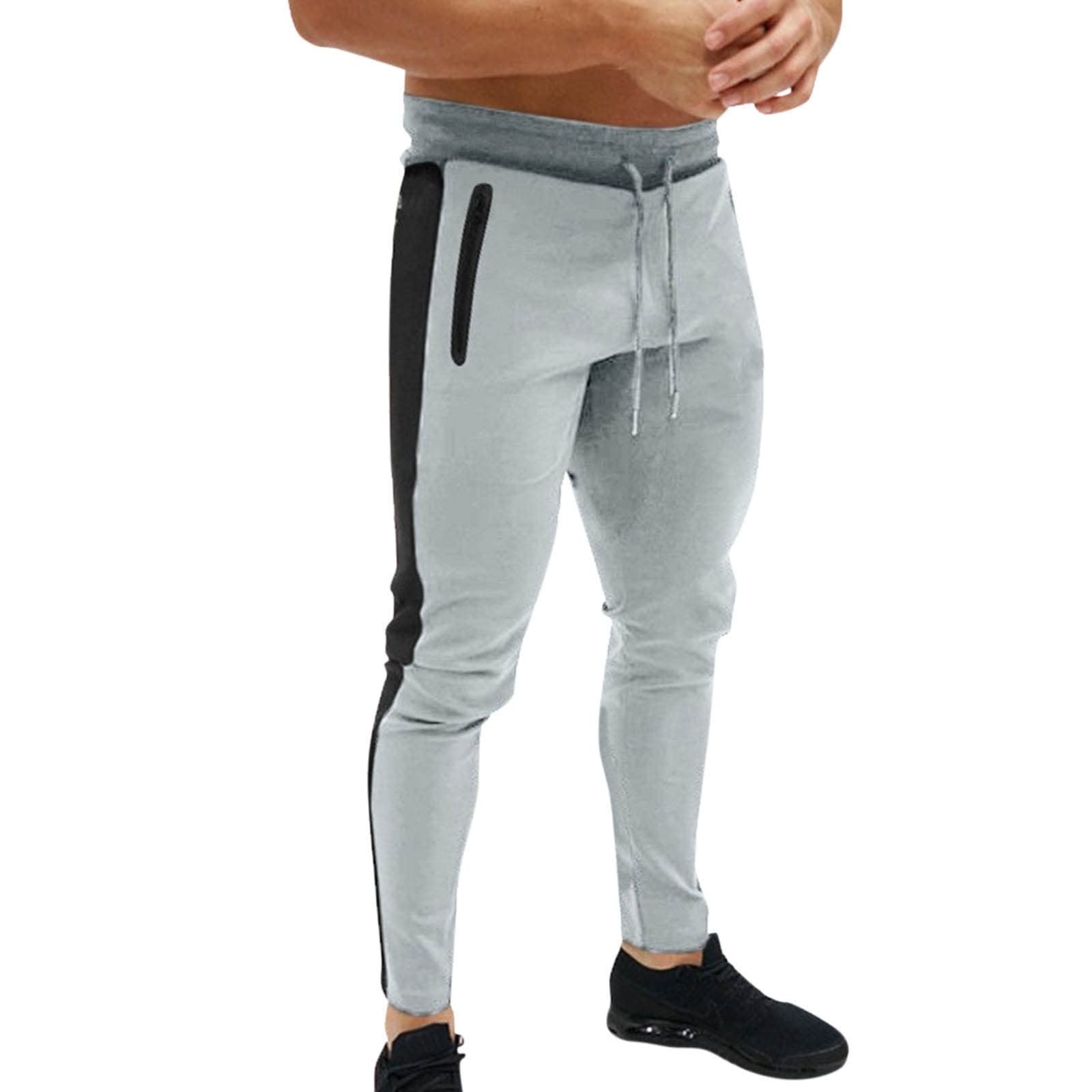 Men's Slim Fit Cargo Jogger Pants - Fleece Lined with Zipper Pockets, Casual Streetwear & Athletic Sweatpants for Running, Gym, and Everyday Wear