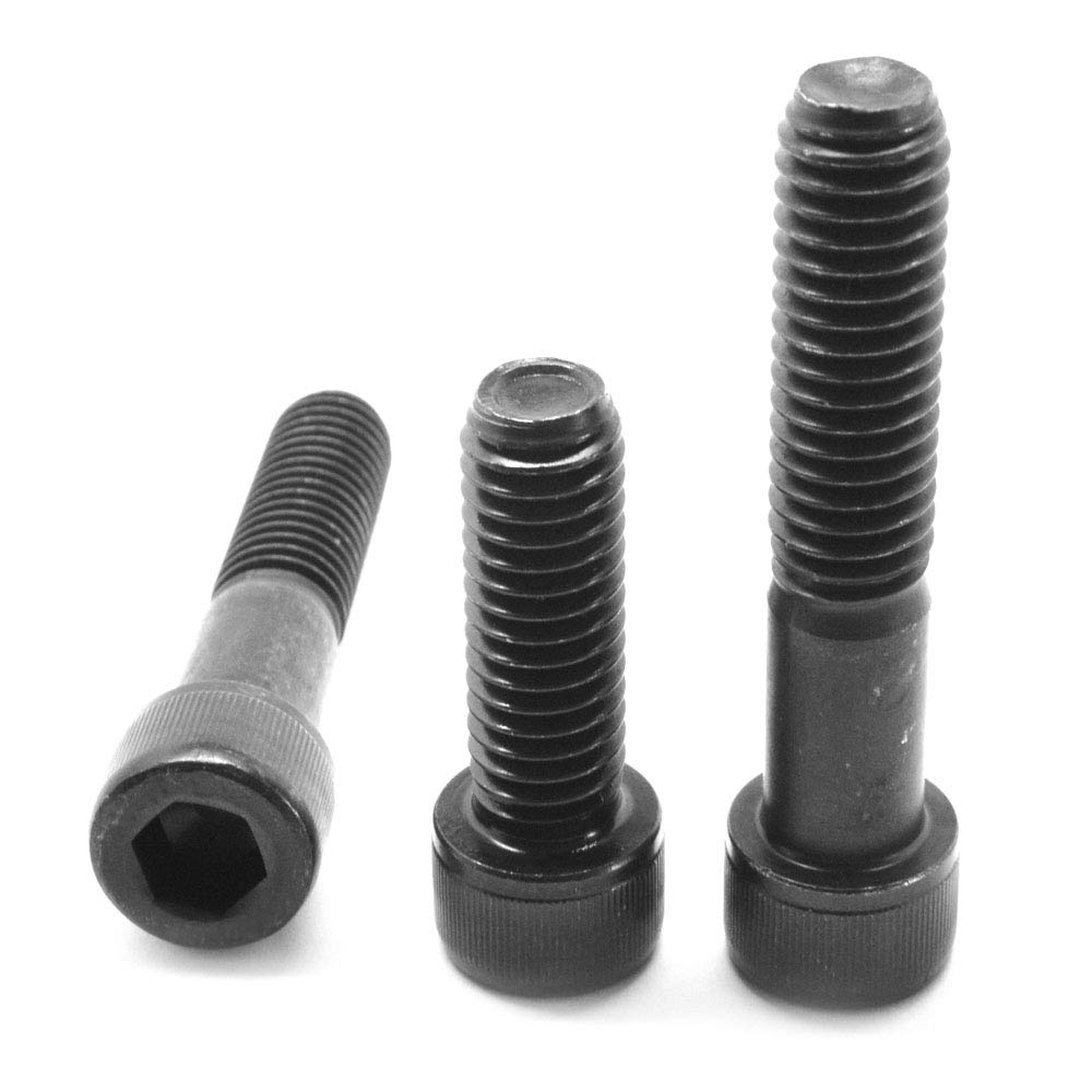 #10-32 x 5 Inch Fine Thread Socket Head Cap Screws - Alloy Steel Black Oxide (Pack of 25) - Perfect for Machinery, Automotive & DIY Projects