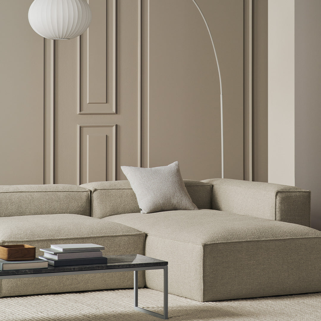 Cosima 3-Seater Sofa with Chaise Lounge - Modern L-Shaped Sectional Couch for Living Room, Apartment & Small Spaces - Soft Fabric Upholstery & Sturdy Frame - Perfect for Relaxing, Entertaining & Family Movie Nights
