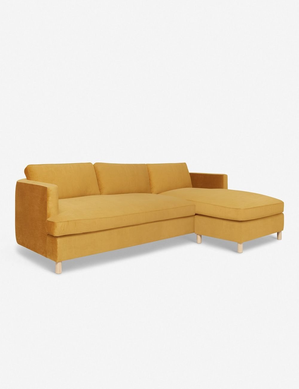 Belton Sectional Sofa by Ginny Macdonald - Modern L-Shaped Couch for Living Room, Family Room & Home Theater | Comfortable Fabric Sofa Set with Reversible Chaise