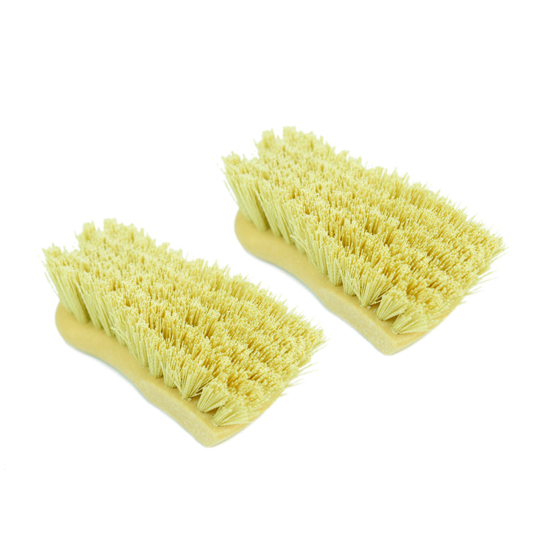 Premium Leather & Fabric Upholstery Cleaning Brush Set (2-Pack) - Gentle Scrubbing for Couches, Car Seats & Home Furniture Care