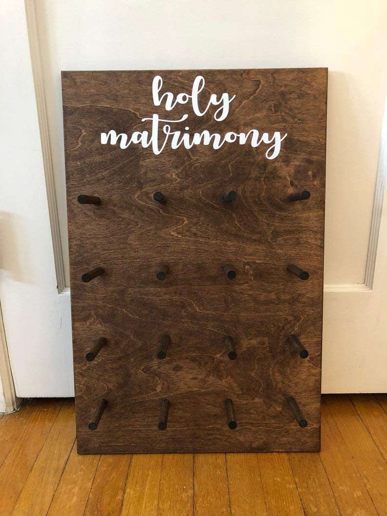 Wedding Donut Wall Stand - Elegant Donut Holder & Display Board for Wedding Dessert Bar | Perfect for Bridal Showers, Birthday Parties & Baby Showers