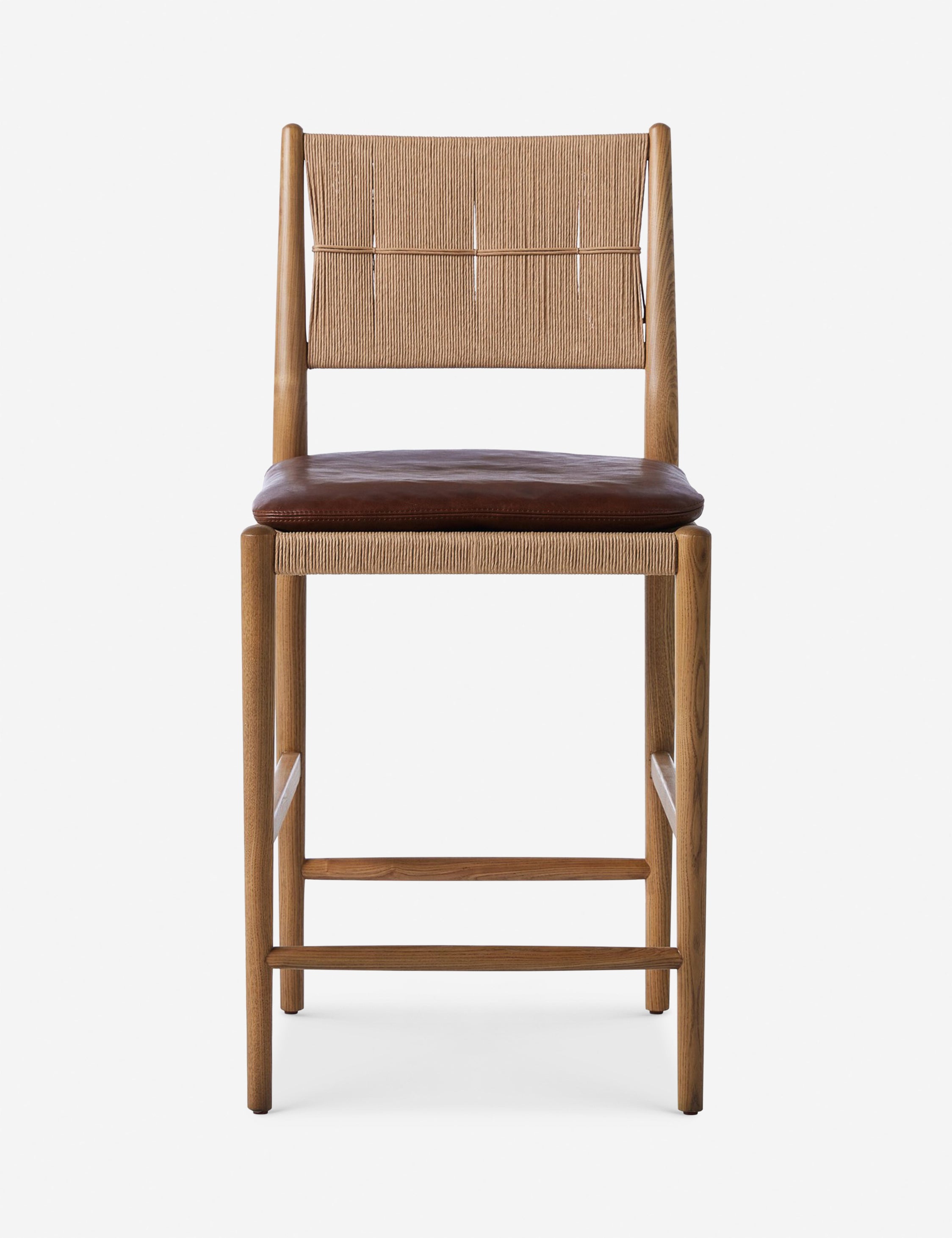 Dara Bar and Counter Stool by Amber Lewis x Four Hands - Modern Kitchen & Dining Stools for Home Bar, Breakfast Nook, and Restaurant Use