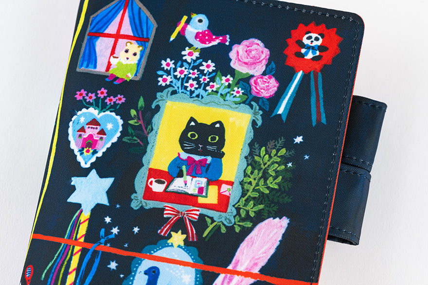 Hobonichi Techo 2025 Planner - Yumi Kitagishi Travel Journal Cover A6 Size | Premium Japanese Notebook Cover for Daily Planning, Bullet Journaling & Travel Scrapbooking