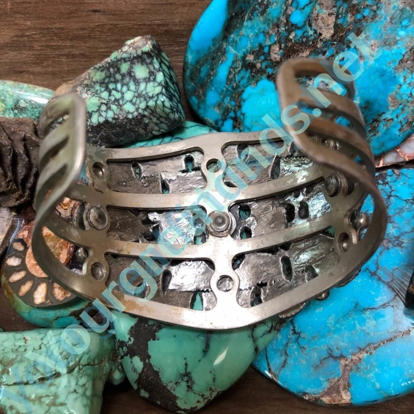 Vintage Southwestern Turquoise Bracelet - Handmade Costume Jewelry for Women | Perfect for Boho, Western & Festival Outfits