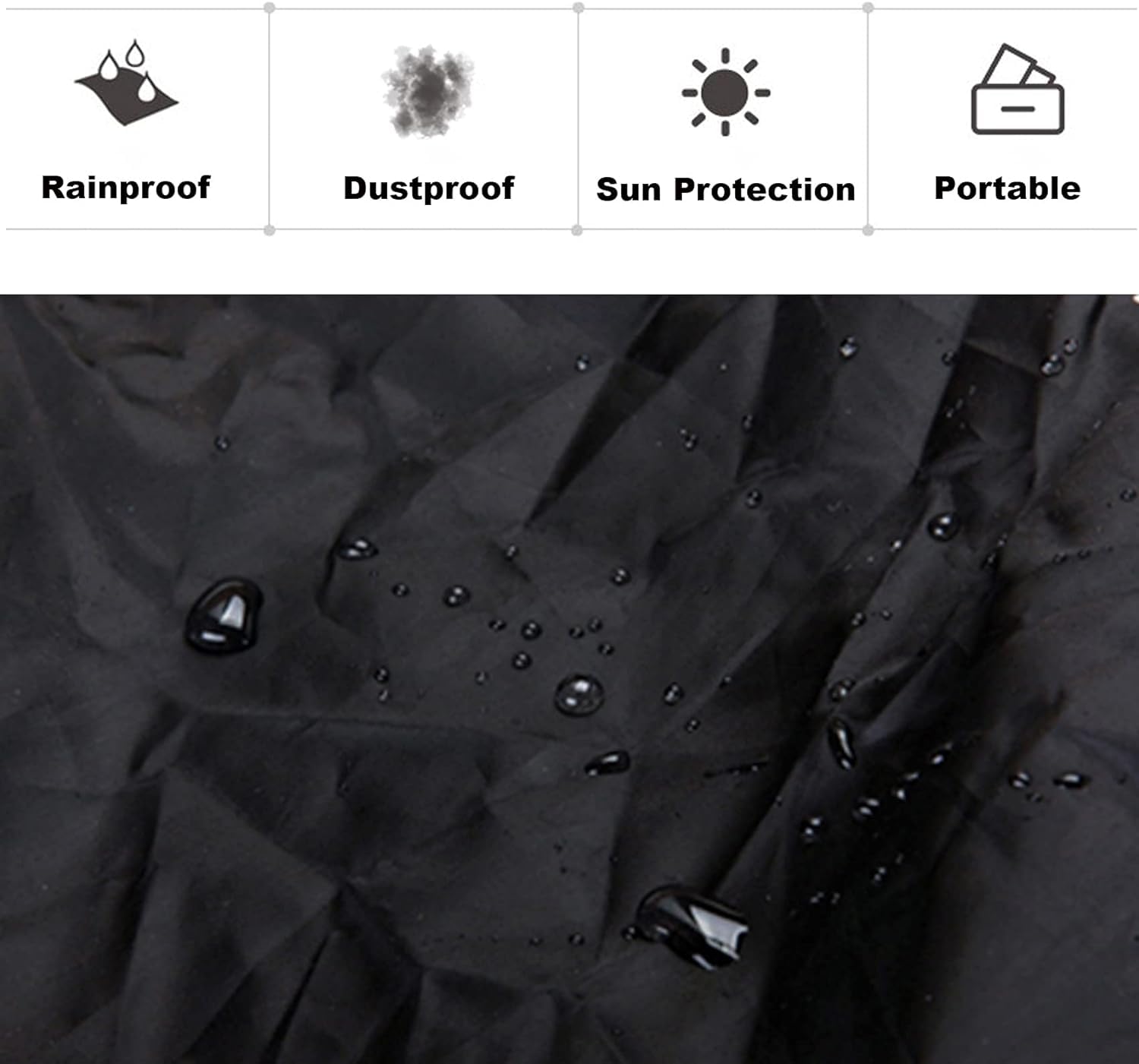 Waterproof Bike Rear Rack Cover - Durable Bicycle Trunk Rain Protector for Commuting, Touring & Outdoor Adventures