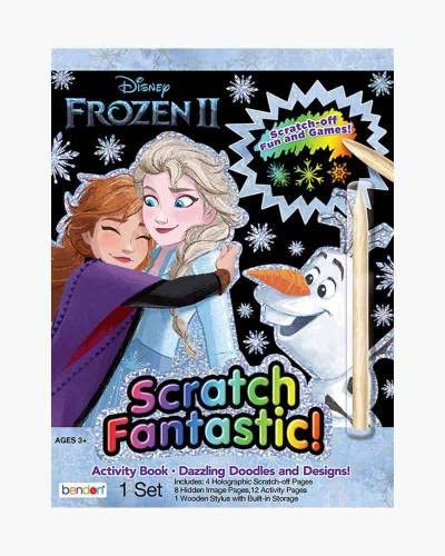 Disney Frozen Scratch Art for Kids - 3 Books with Stickers for Creative Play