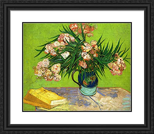 Black Ornate Wood Frame with Double Matting