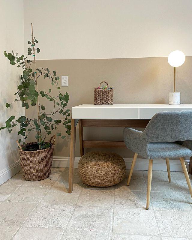 Modern Sphere & Stem Table Lamp - Adjustable LED Desk Light for Bedroom, Office, and Living Room - Stylish Nightstand Lighting for Reading & Decor